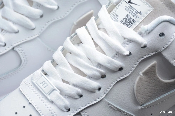 Air (W) 1 White LX Force 898889-103 Vandalised 0106